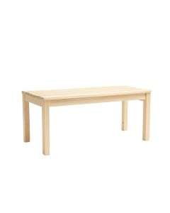 Laurel Canyon Indoor Bench - Ivory (synthetic illustration; no displayed measurements)