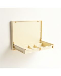 Dune Dell Empty Wall-Mounted Tool Organizer Panel - Ivory (synthetic illustration; no displayed measurements)