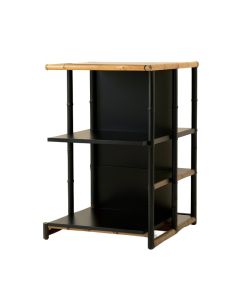 Reed Bend Empty Seed-Starting Shelving Unit Without Lights - Black
