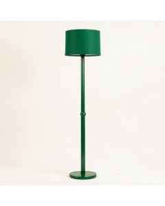 Shore Crossing Floor Lamp With A Plain Fabric Shade - Green (synthetic illustration; no displayed measurements)