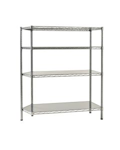 48 '' H X 30 '' W X 14 '' D 4 Shelf Wire Shelving Unit