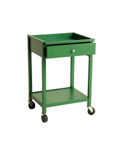 Dune Bluff Empty Rolling Workshop Cart - Green (synthetic illustration; no displayed measurements)