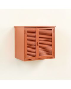 Elm Dell Wall-Mounted Entry Cabinet - Terracotta (synthetic illustration; no displayed measurements)