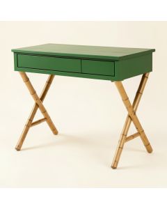 Dawn Falls Writing Desk - Green (synthetic illustration; no displayed measurements)