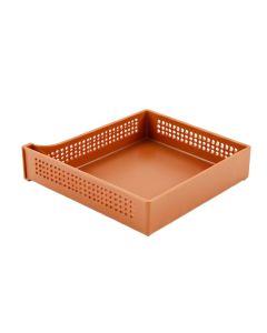 Elm Brook Empty Under-Desk Cable Tray - Terracotta
