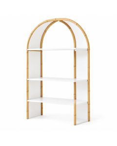 Hill Brook Freestanding Bookcase - White