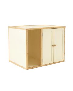 Aspen Canyon Empty Furniture-Style Litter Enclosure - Cream