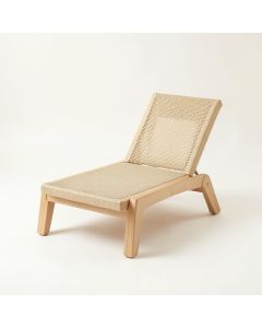 Heath Bluff Outdoor Lounge Chair - Beige (synthetic illustration; no displayed measurements)