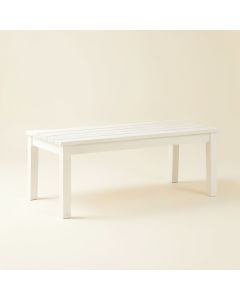 Olive Branch Indoor Bench - White (synthetic illustration; no displayed measurements)