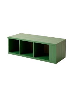 Bay Crest Shoe Storage Bench - Green (synthetic illustration; no displayed measurements)
