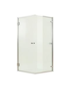 66 '' X 57 '' Bypass Semi-Frameless Tub Door