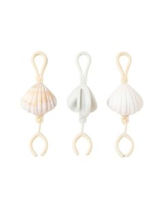 12 Piece Decorative Seashell Shower Curtain Hooks Set