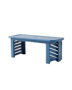 Spruce Bend Narrow Outdoor Storage Bench - Blue (synthetic illustration; no displayed measurements)