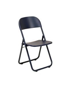 Linden Bridge Folding Outdoor Chair - Navy (synthetic illustration; no displayed measurements)