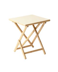 Sage Crest Compact Balcony Table - Cream