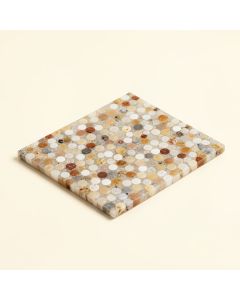 Lokahi Brume Random Sized Glass Pearl Shell Mosaic Tile (synthetic illustration; no displayed measurements)