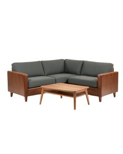 Clardy Mid Century 3 Piece Living Room Set