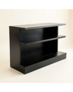 Sage Edge Desktop Shelving Unit - Black (synthetic illustration; no displayed measurements)