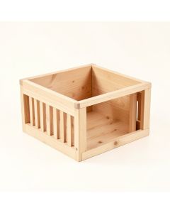 Maple Dell Empty Furniture-Style Litter Enclosure - Beige (synthetic illustration; no displayed measurements)