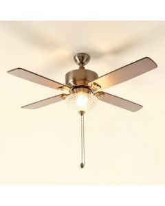 52 '' Leonie 5 - Blade Led Crystal Ceiling Fan With Pull Chain (synthetic illustration; no displayed measurements)