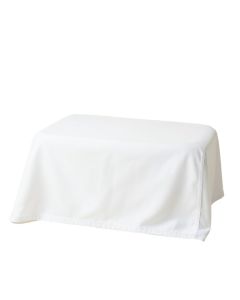 Vale Bridge Flat Bed Sheet - White