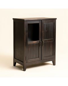 Cabinet - Rustic Black (synthetic illustration; no displayed measurements)
