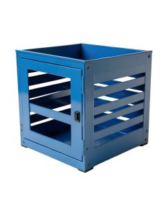 Vale Bend Empty Furniture-Style Pet Crate - Blue