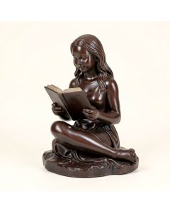 Hibbing Girl Sitting And Reading A Book Statue (synthetic illustration; no displayed measurements)