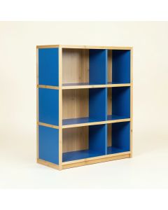Lake Bluff Freestanding Bookcase - Blue (synthetic illustration; no displayed measurements)