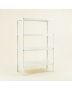 Shore Crest Empty Seed-Starting Shelving Unit Without Lights - White (synthetic illustration; no displayed measurements)