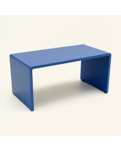 Hill Edge Desktop Monitor Riser - Blue (synthetic illustration; no displayed measurements)