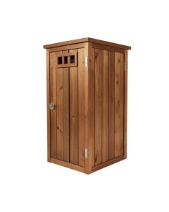 3 Ft. W X 2 Ft. D Wooden Vertical Tool Shed