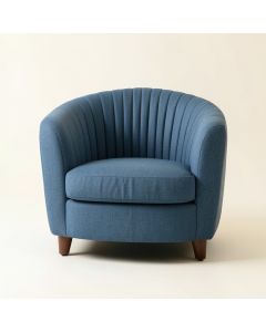 Summit Canyon Upholstered Armchair - Blue (synthetic illustration; no displayed measurements)