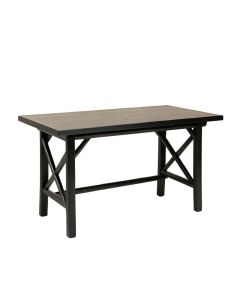 Ridge Crest Empty Workshop Workbench - Black (synthetic illustration; no displayed measurements)