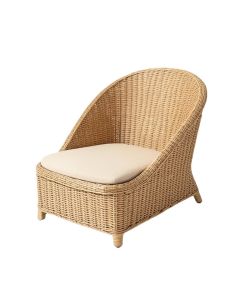 Hill Bluff Outdoor Lounge Chair - Beige (synthetic illustration; no displayed measurements)