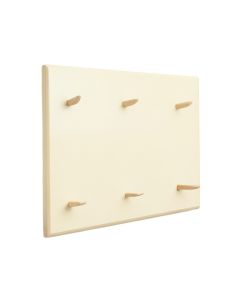 Shore Canyon Empty Wall-Mounted Tool Organizer Panel - Ivory (synthetic illustration; no displayed measurements)