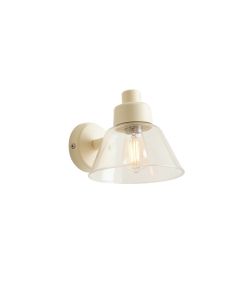 Ridge Bridge Wall Sconce Mounted On A Plain Wall - Ivory (synthetic illustration; no displayed measurements)