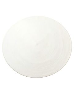 Rowan Bluff Round Area Rug - White (synthetic illustration; no displayed measurements)