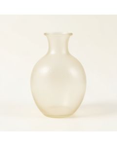 Field Bend Empty Decorative Vase - Ivory (synthetic illustration; no displayed measurements)
