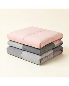 Pink And Grey Duvet Cover Set (synthetic illustration; no displayed measurements)