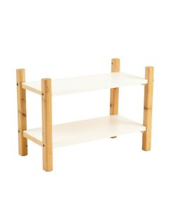 Reed Bend Empty Countertop Canister Rack - White (synthetic illustration; no displayed measurements)