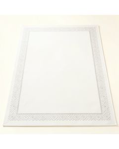 Olive Bridge Rectangular Area Rug - White (synthetic illustration; no displayed measurements)