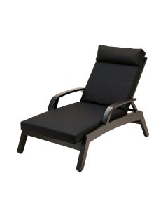 Alexandra Outdoor Reclining Chaise Lounge With Cushion