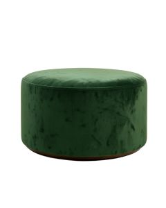 Dilan Velvet 28 '' Wide Velvet Round Cocktail Ottoman