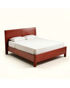 Bernhardt Solid Wood Platform Bed (synthetic illustration; no displayed measurements)