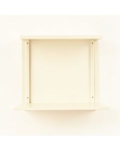Willow Branch Wall-Mounted Shelf - Cream (synthetic illustration; no displayed measurements)