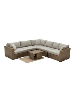 Ewout 7 Piece Sectional Seating Group With Cushions