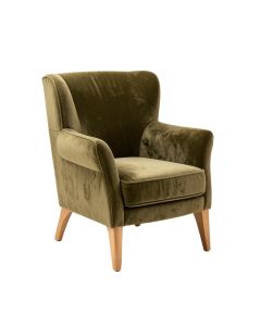 Eclectica 30.5 '' Wide Velvet Wingback Chair