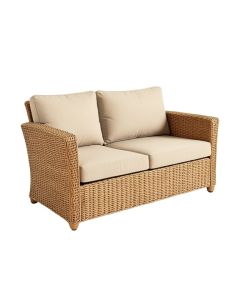 Arshleen Patio Sofa With Cushions (synthetic illustration; no displayed measurements)