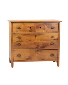 Caudill Wood 6 Drawer Double Dresser